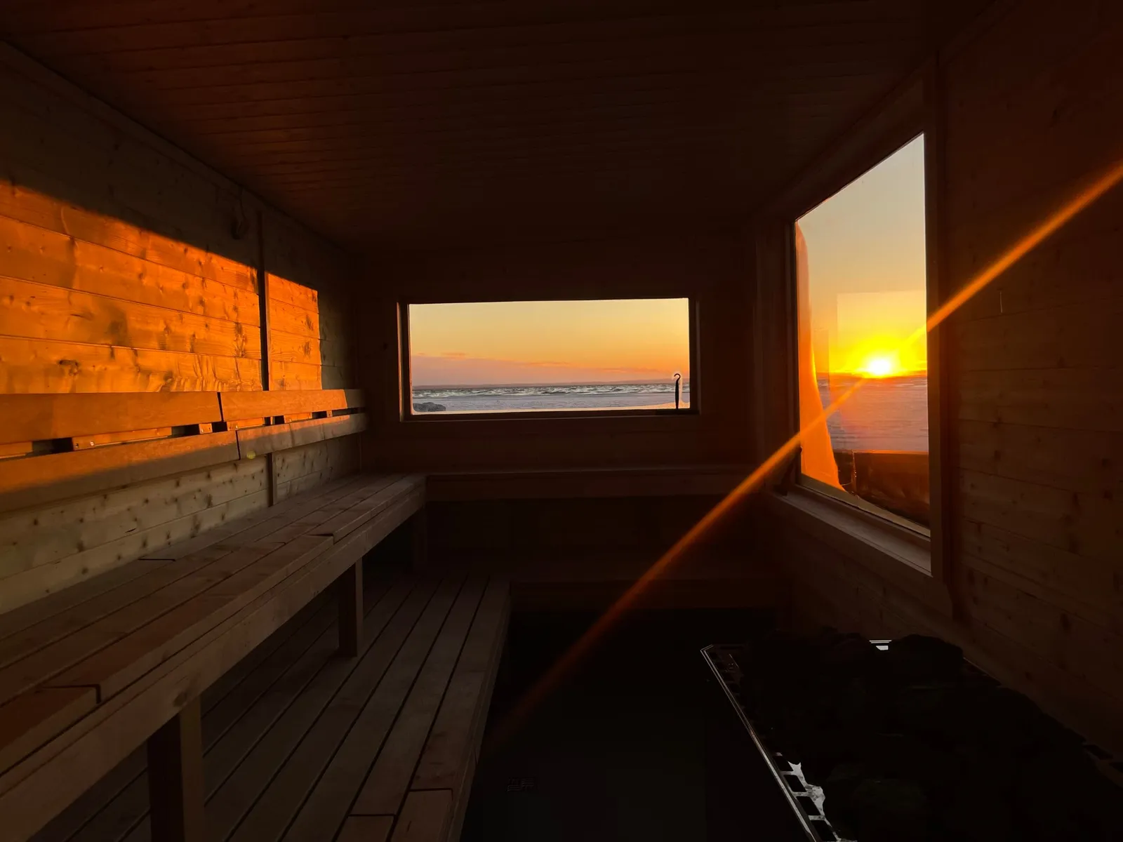 Sauna med havudsigt over Øresund