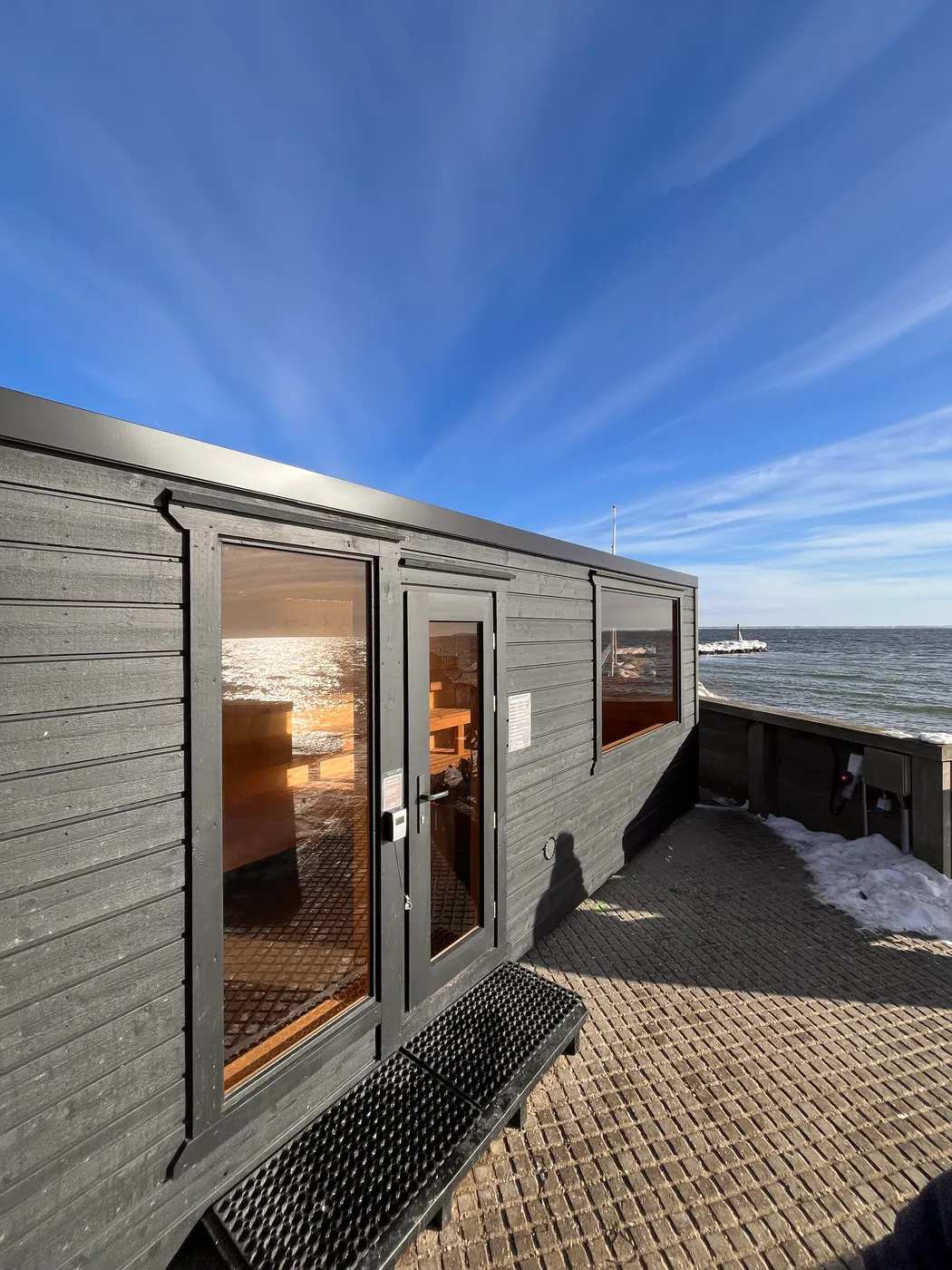 Löylys sauna på havnen